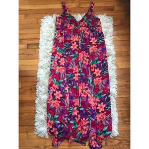 Floral bathing suit cover up